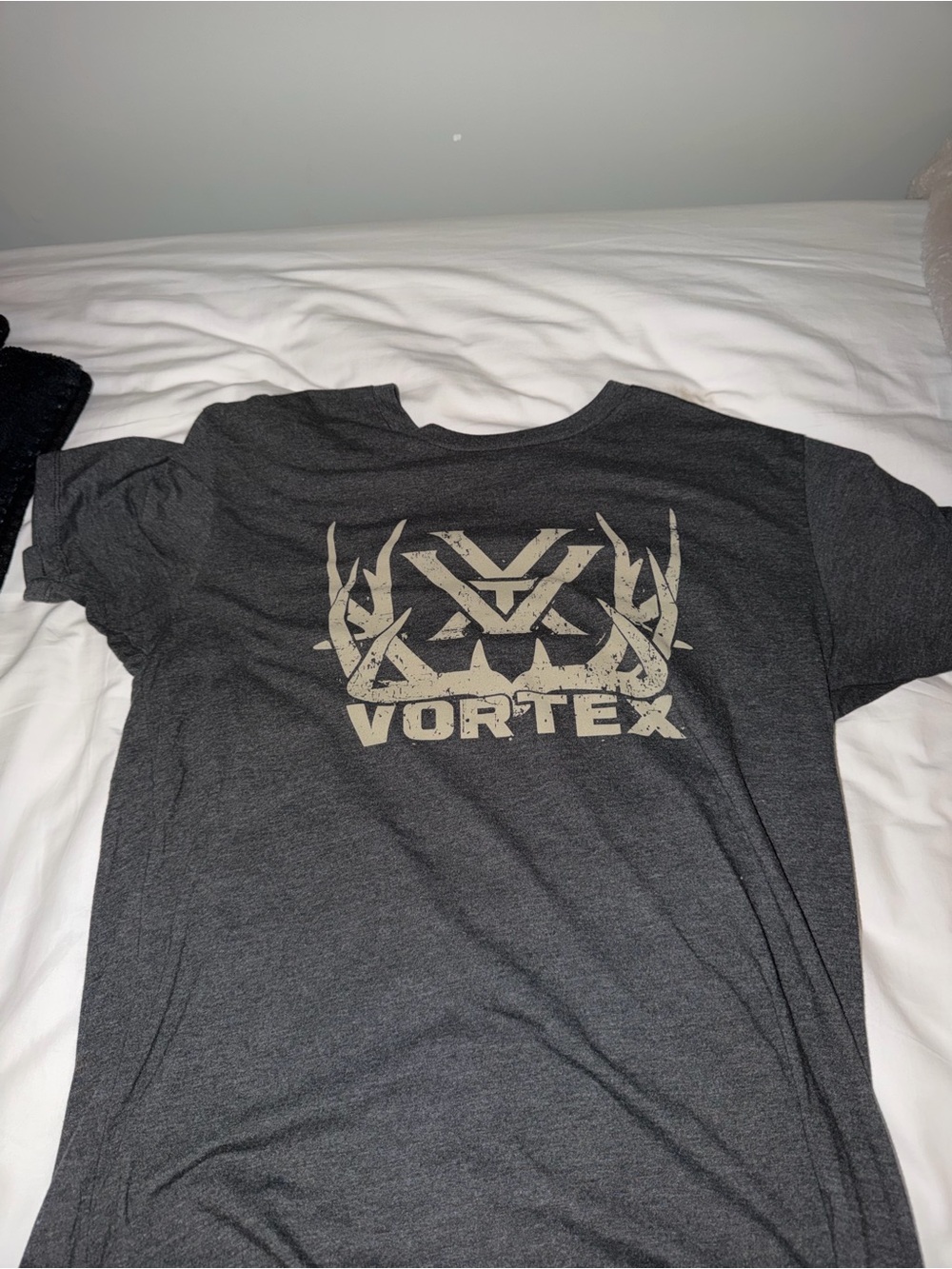 Vortex Men's Charcoal Graphic Tee